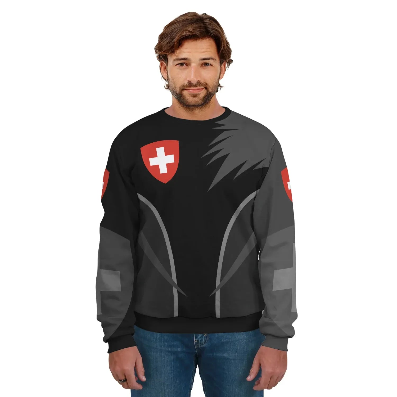 Switzerland Sweatshirt RLT13 - Wonder Print Shop