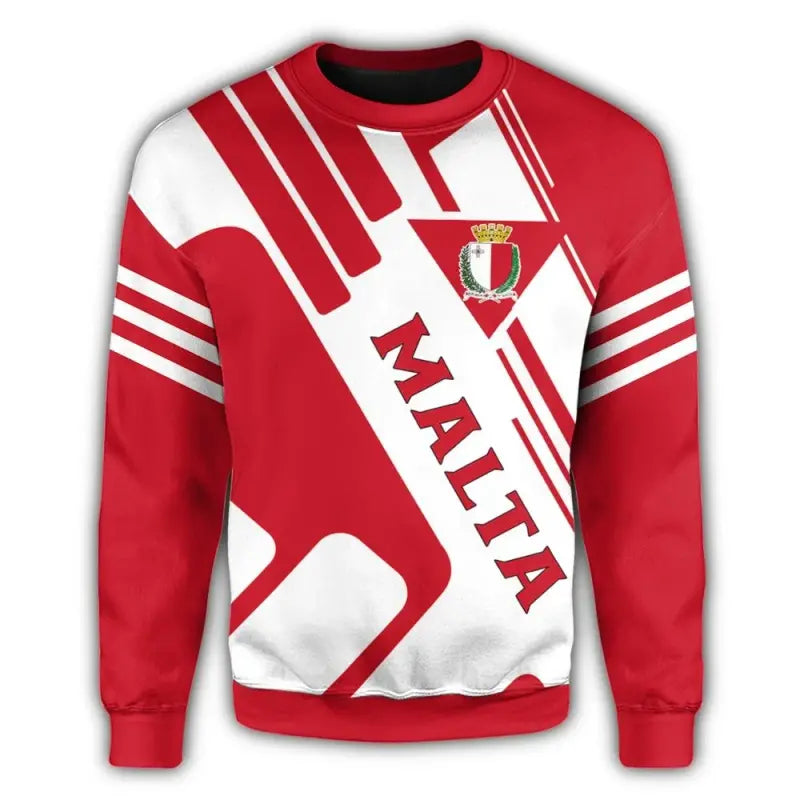 Malta Coat Of Arms Sweatshirt Rockie RLT12 - Wonder Print Shop