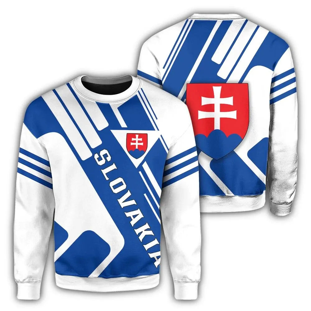 Slovakia Coat Of Arms Sweatshirt Rockie RLT13 - Wonder Print Shop