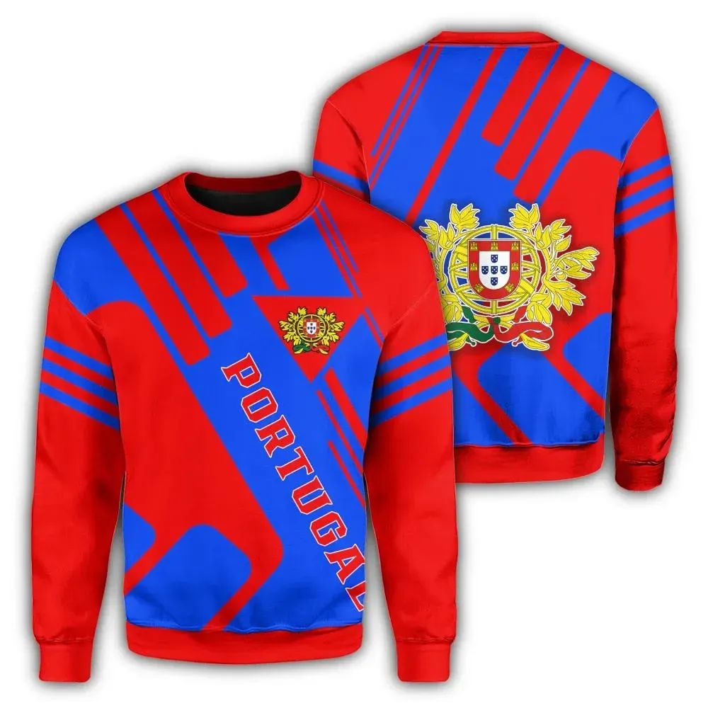 Portugal Coat Of Arms Sweatshirt Rockie RLT7 - Wonder Print Shop