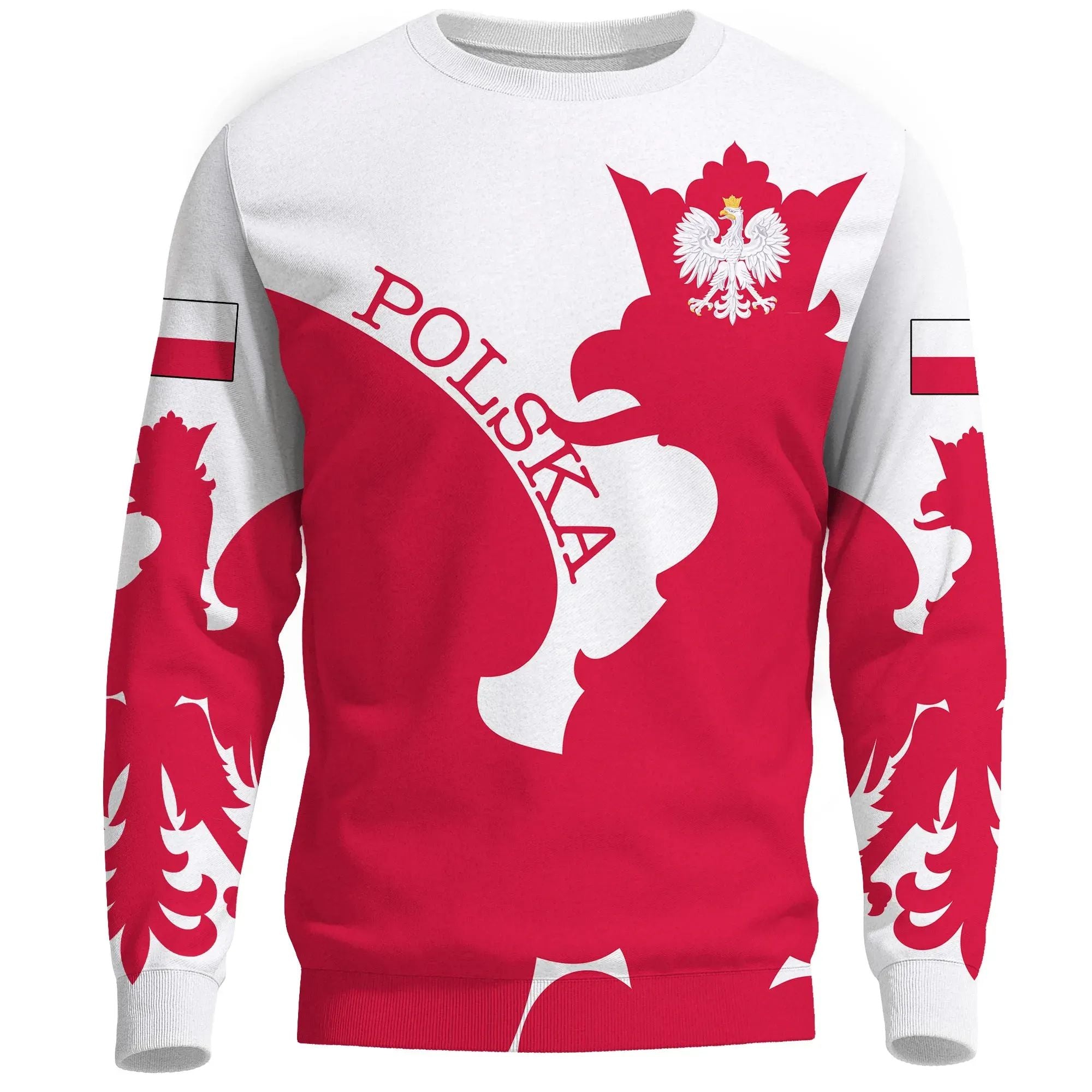 Poland Sweatshirt Flag Jersey RLT7 - Wonder Print Shop