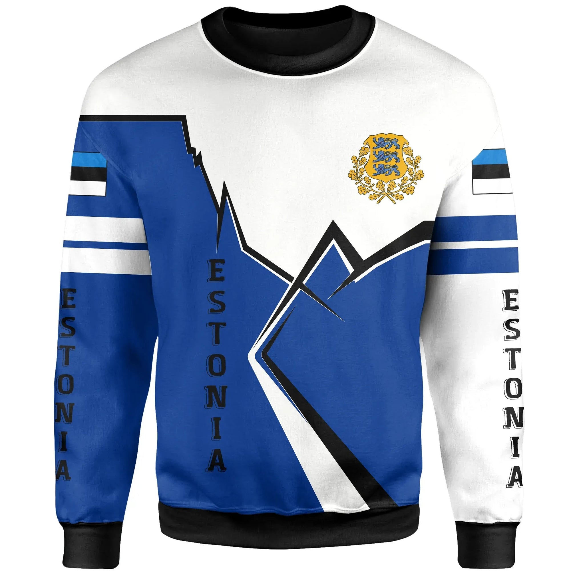 Estonia Sweatshirt Lightning RLT12 - Wonder Print Shop