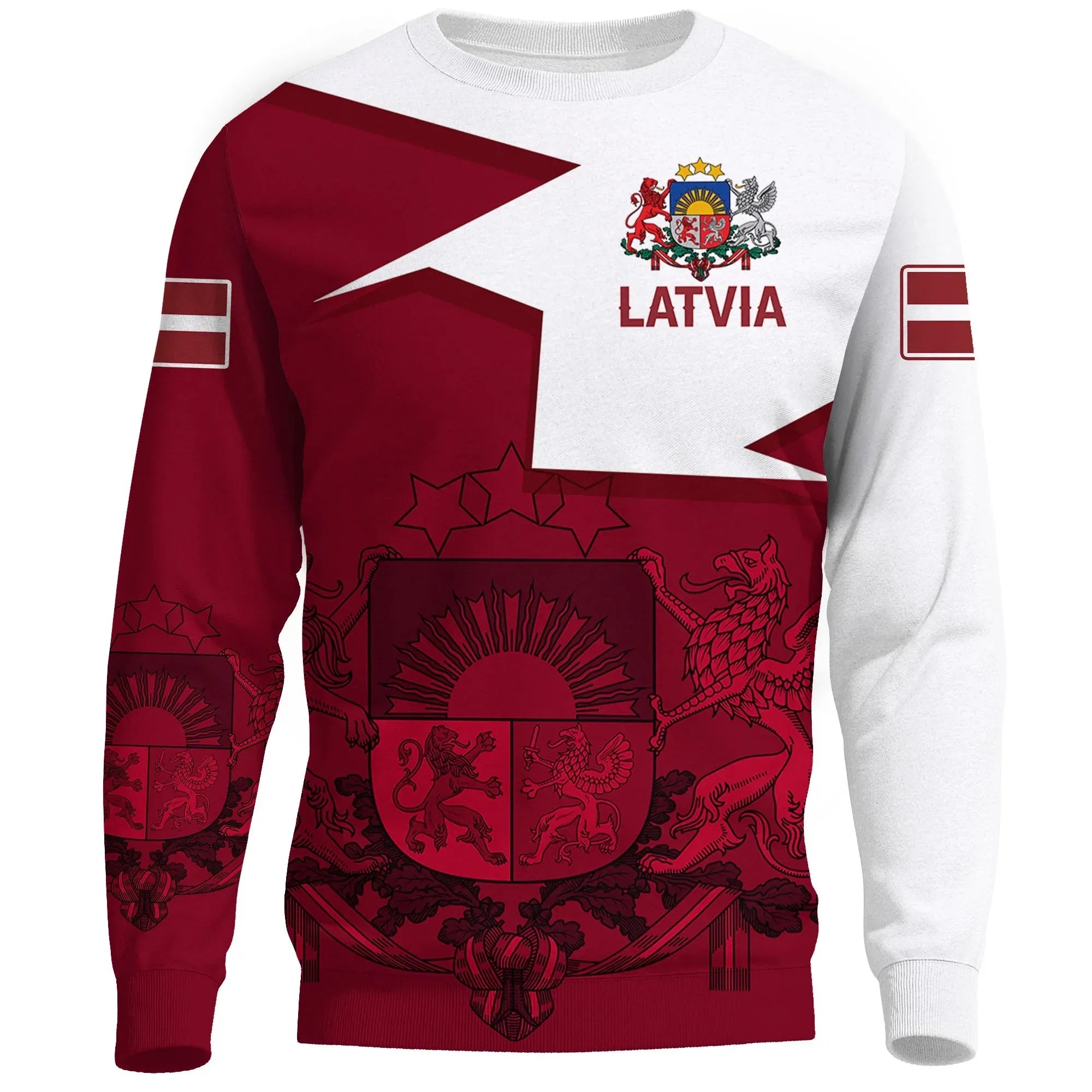 Latvia Sweatshirt - HOME RLT6 - Wonder Print Shop