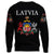 Latvia - United Sweatshirt Knitted Long - Sleeved Sweater RLT6 - Wonder Print Shop