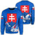 Slovakia Coat Of Arms Sweatshirt Spaint Style RLT13 - Wonder Print Shop