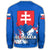 Slovakia Coat Of Arms Sweatshirt Spaint Style RLT13 - Wonder Print Shop