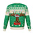 Sweden Christmas Sweatshirt Moose Green RLT7 - Wonder Print Shop