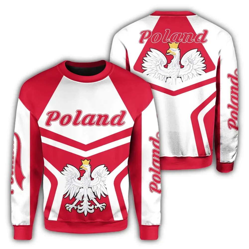 Poland Coat Of Arms Sweatshirt My Style RLT7 - Wonder Print Shop