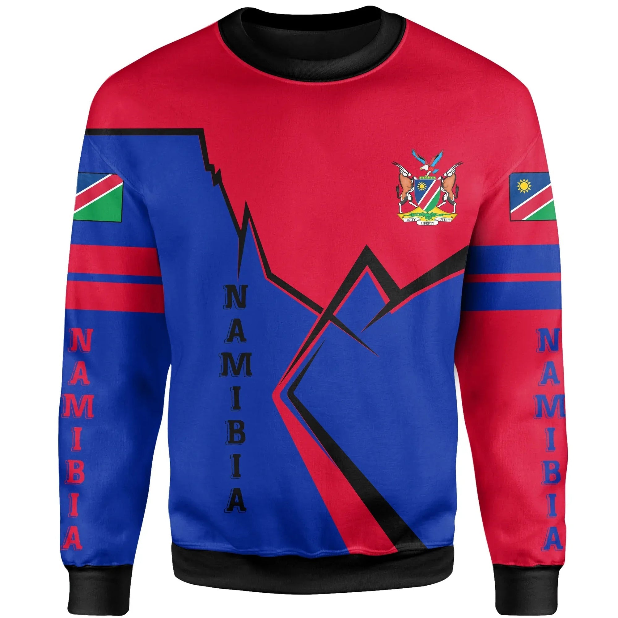 Namibia Sweatshirt Lightning RLT7 - Wonder Print Shop