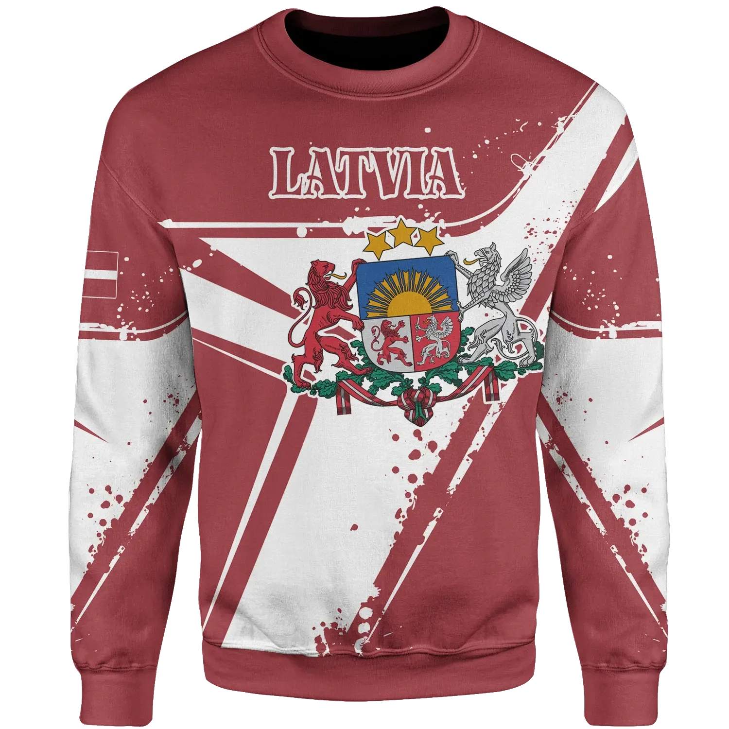 Latvia Sweater shirt - Latvia Pride RLT6 - Wonder Print Shop