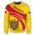 Moldova Coat Of Arms Sweatshirt Cricket StyleW RLT13 - Wonder Print Shop