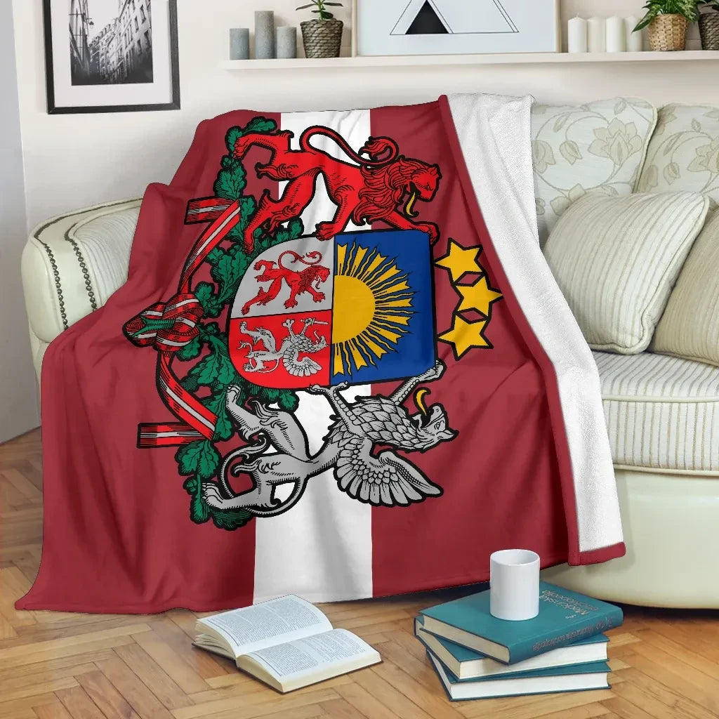 latvia-original-flag-and-coat-of-arms-blanket