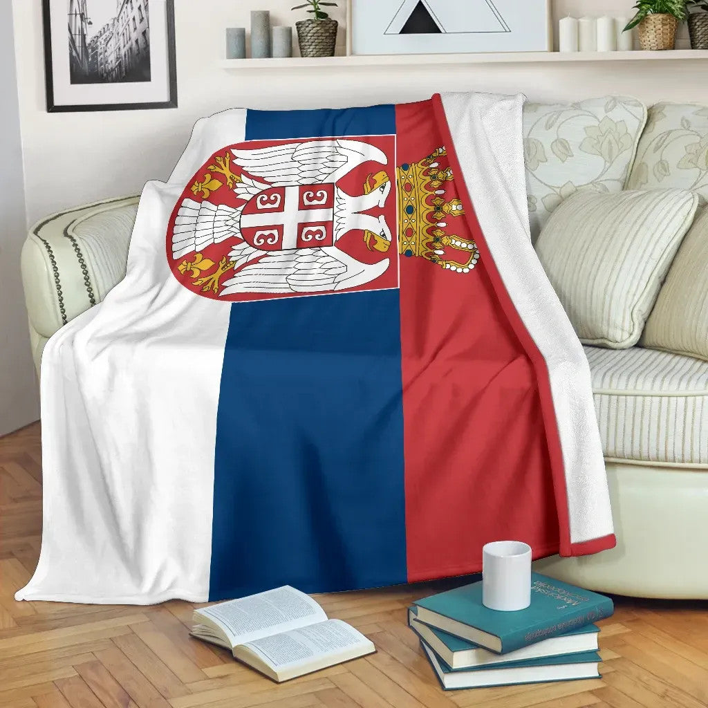 serbia-original-flag-premium-blanket