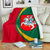 lithuania-red-coat-of-arms-premium-blanket-circle-style