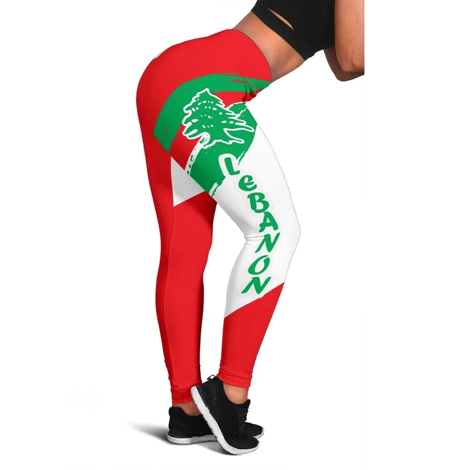 lebanon-womens-leggings-lebanon-flag-polygon-style24