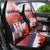 Serbia Car Seat Covers Serbia National Flag and Emblem RLT7 - Wonder Print Shop