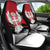 Serbia Car Seat Covers Serbian White Eagle Set Of Two RLT7 - Wonder Print Shop