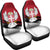 Serbia Car Seat Covers Serbian White Eagle Set Of Two RLT7 - Wonder Print Shop