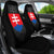 Slovakia Car Seat Covers Set of Two RLT13 - Wonder Print Shop