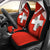 Switzerland Car Seat Covers Coat Of Arms With Edelweiss RLT13 - Wonder Print Shop