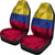 Polygonal Colombia Flag Car Seat Covers RLT7 - Wonder Print Shop