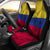 Polygonal Colombia Flag Car Seat Covers RLT7 - Wonder Print Shop