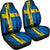 Sweden Grunge Flag Car Seat Cover RLT7 - Wonder Print Shop