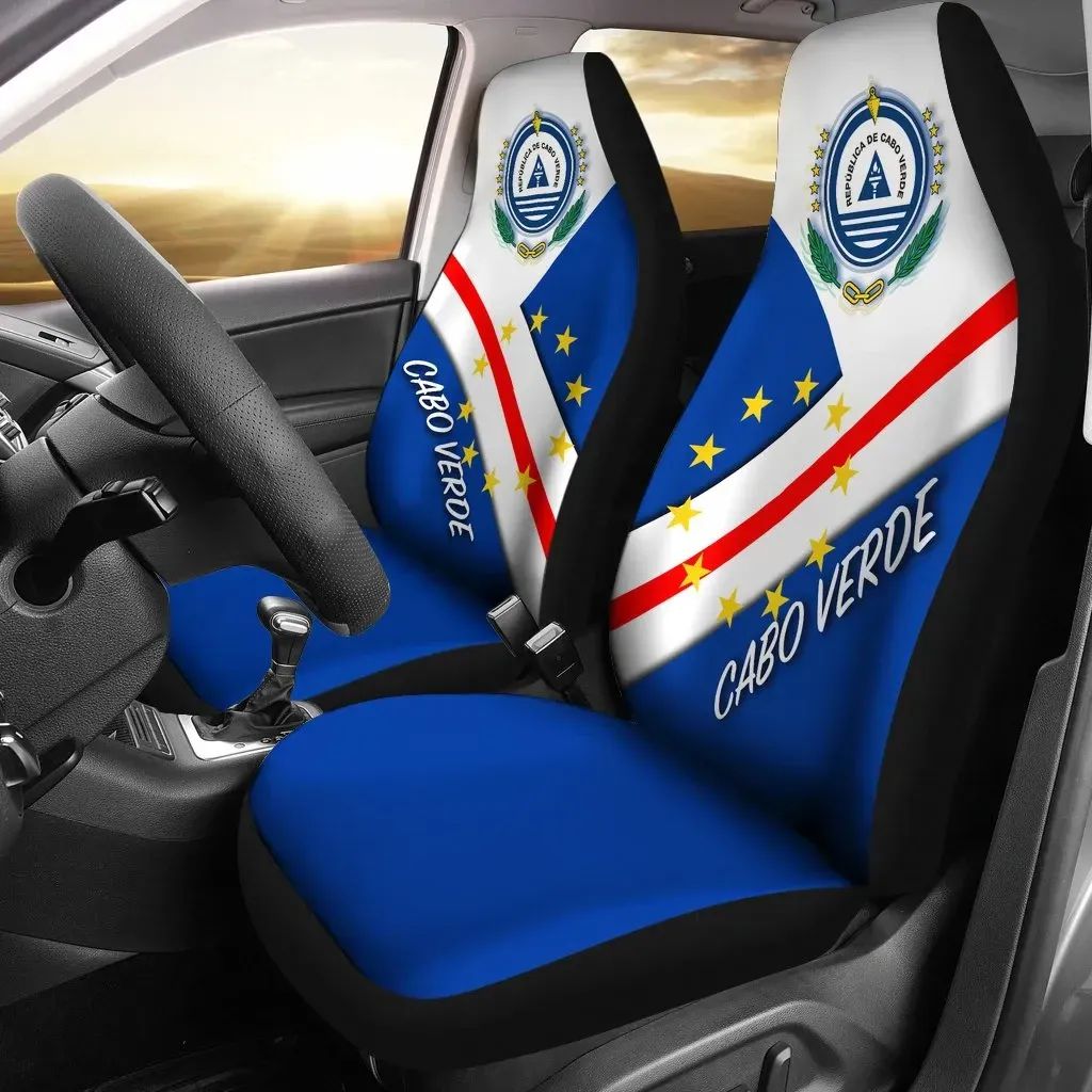 cabo-verde-car-seat-cover-cabo-verde-flag-and-coat-of-arms