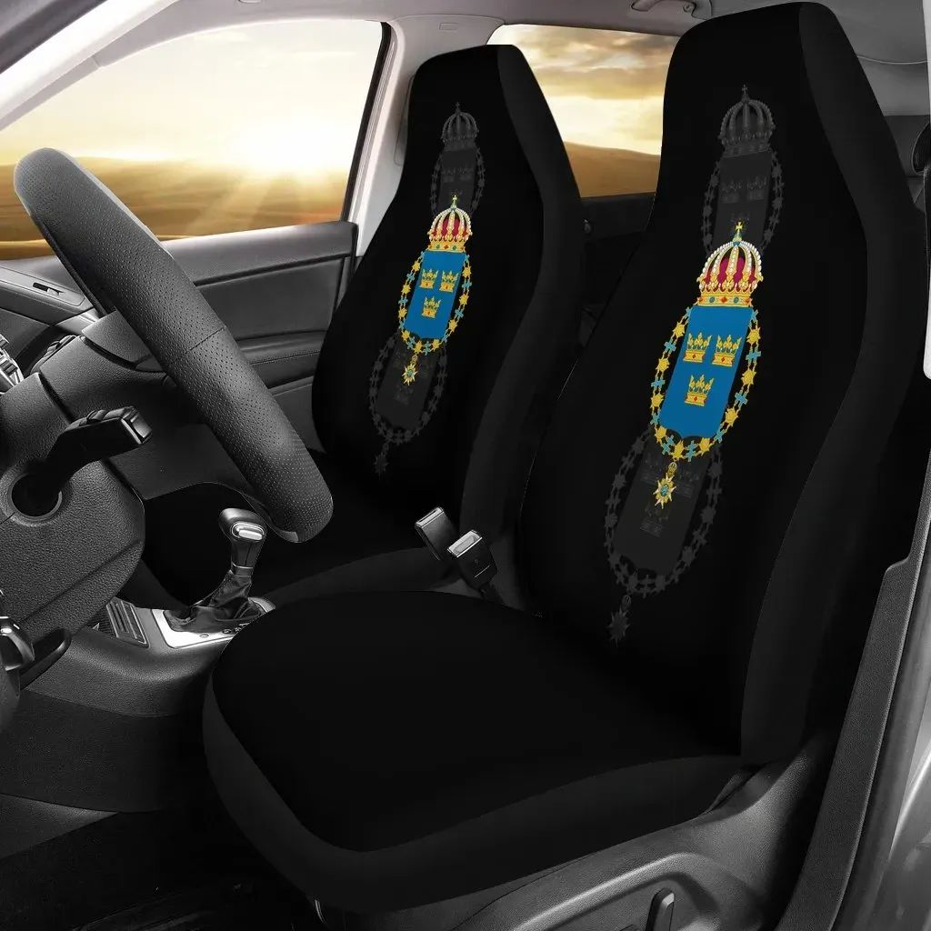 Sweden Car Seat Covers Set Of Two RLT7 - Wonder Print Shop