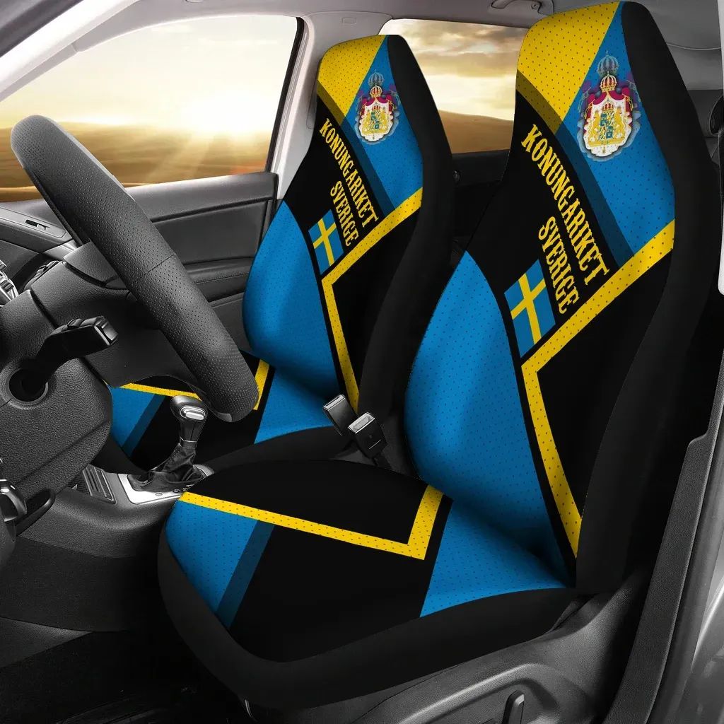 Sweden Car Seat Covers Kingdom Of Sweden RLT7 - Wonder Print Shop