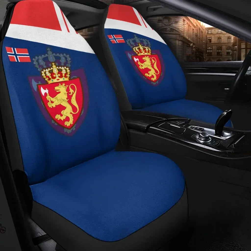 Norway Car Seat Cover Flag Of Norway RLT7 - Wonder Print Shop