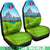 Switzerland Matterhorn and Flag Car Seat Covers RLT13 - Wonder Print Shop