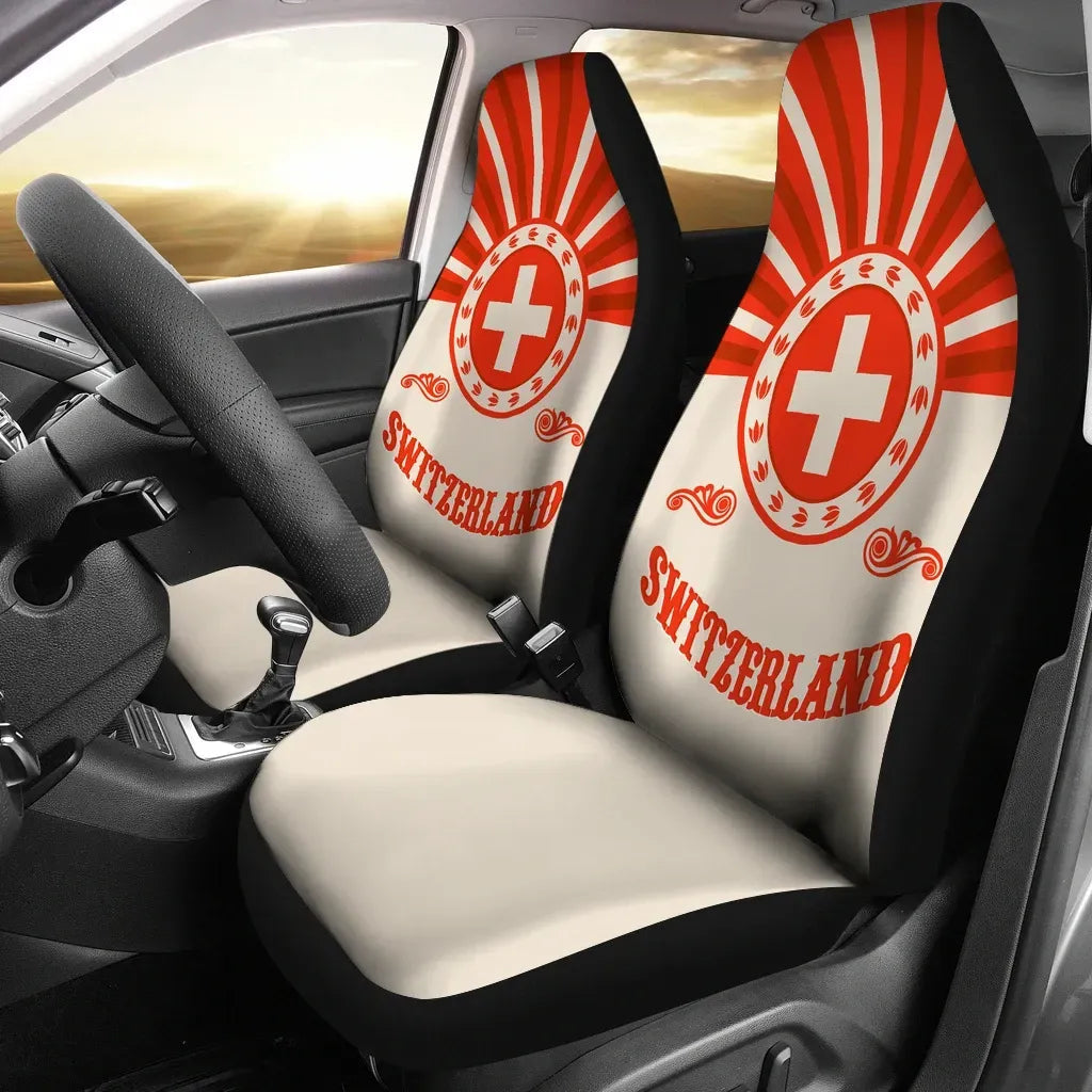 Switzerland Car Seat Covers RLT13 - Wonder Print Shop