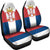 Serbia Flag Car Seat RLT7 - Wonder Print Shop