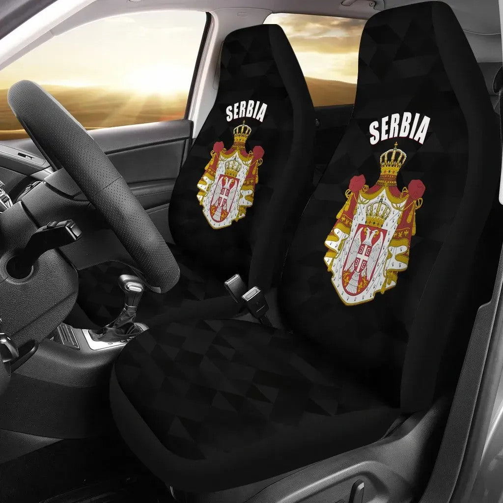 Serbia Car Seat Covers Serbian Is Me Ver 01 RLT7 - Wonder Print Shop