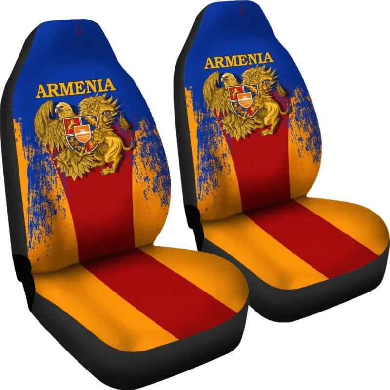 armenia-special-coat-of-arms-car-seat-covers-set-of-two