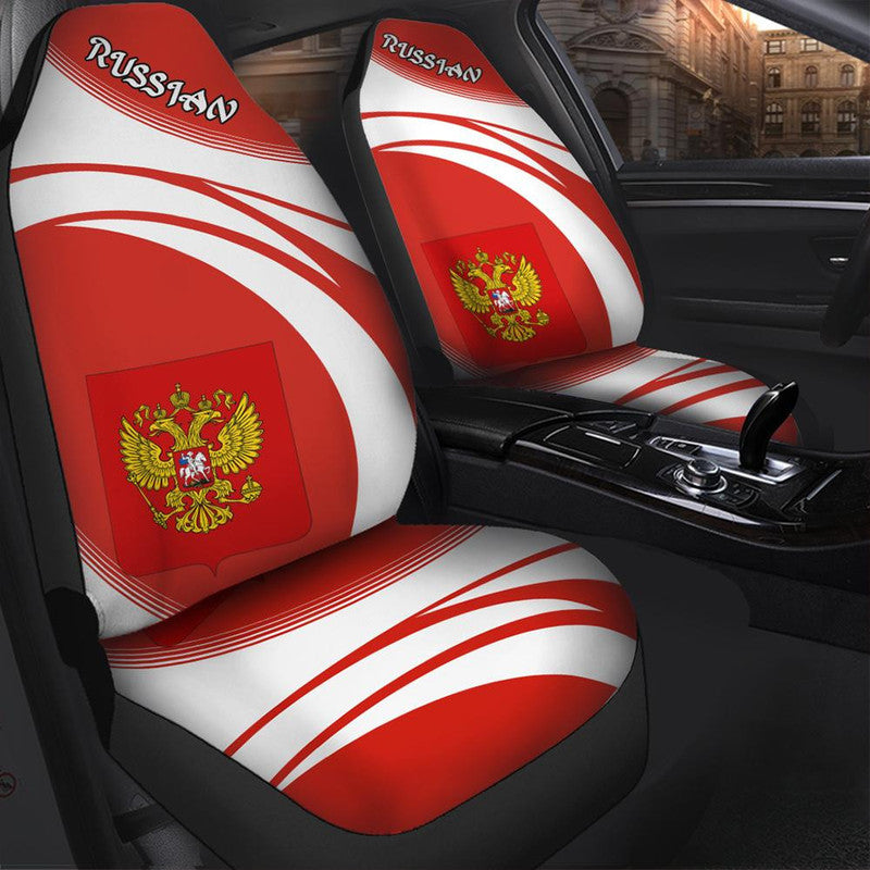 Russian Coat Of Arms Car Seat Cover Cricket RLT12 - Wonder Print Shop