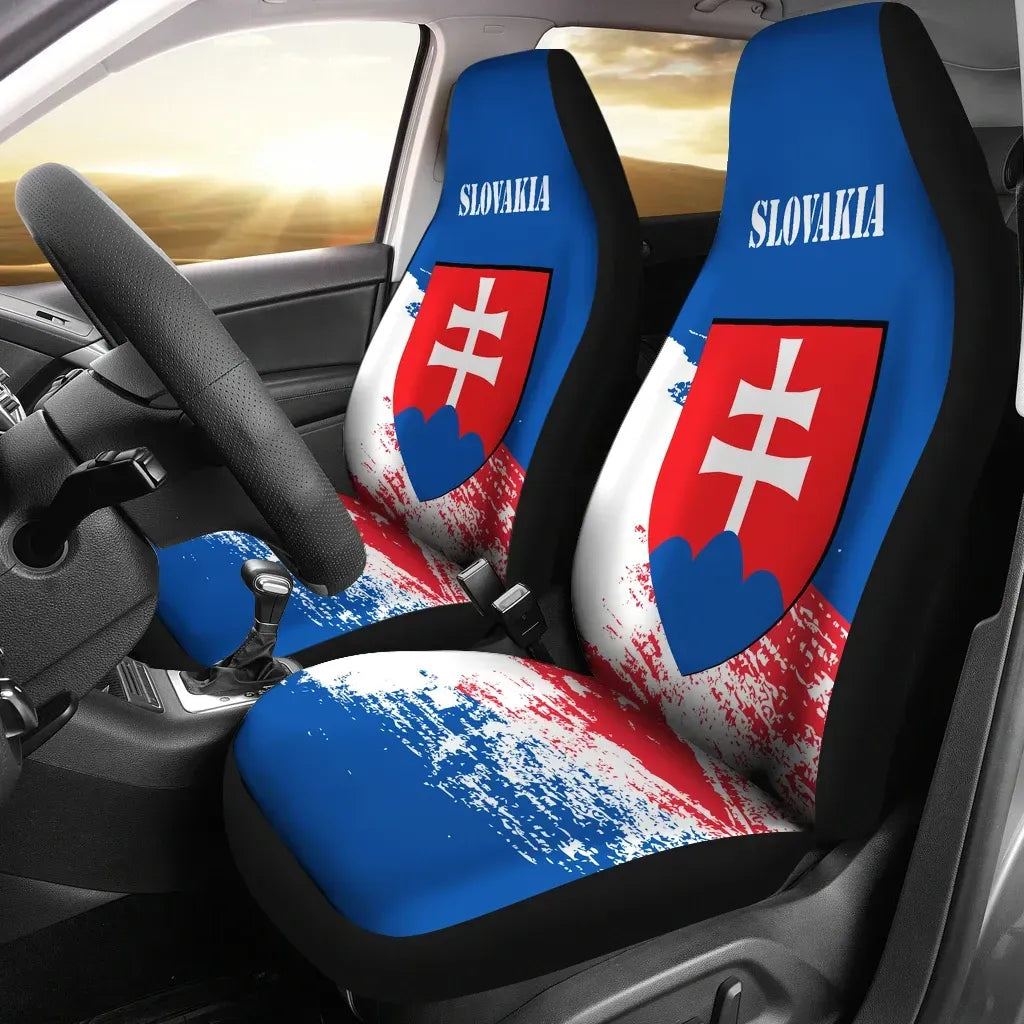 Slovakia Special Car Seat Covers RLT13 - Wonder Print Shop