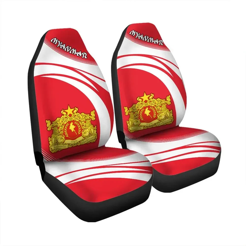 myanmar-coat-of-arms-car-seat-cover-cricket