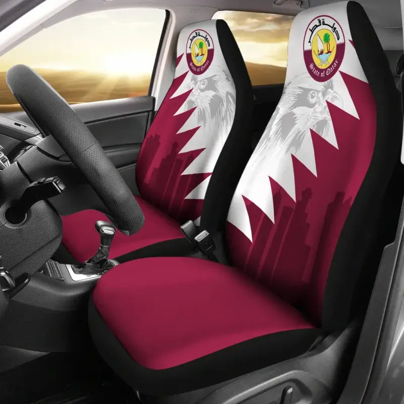 Qatar Car Seat Covers Falcon RLT12 - Wonder Print Shop