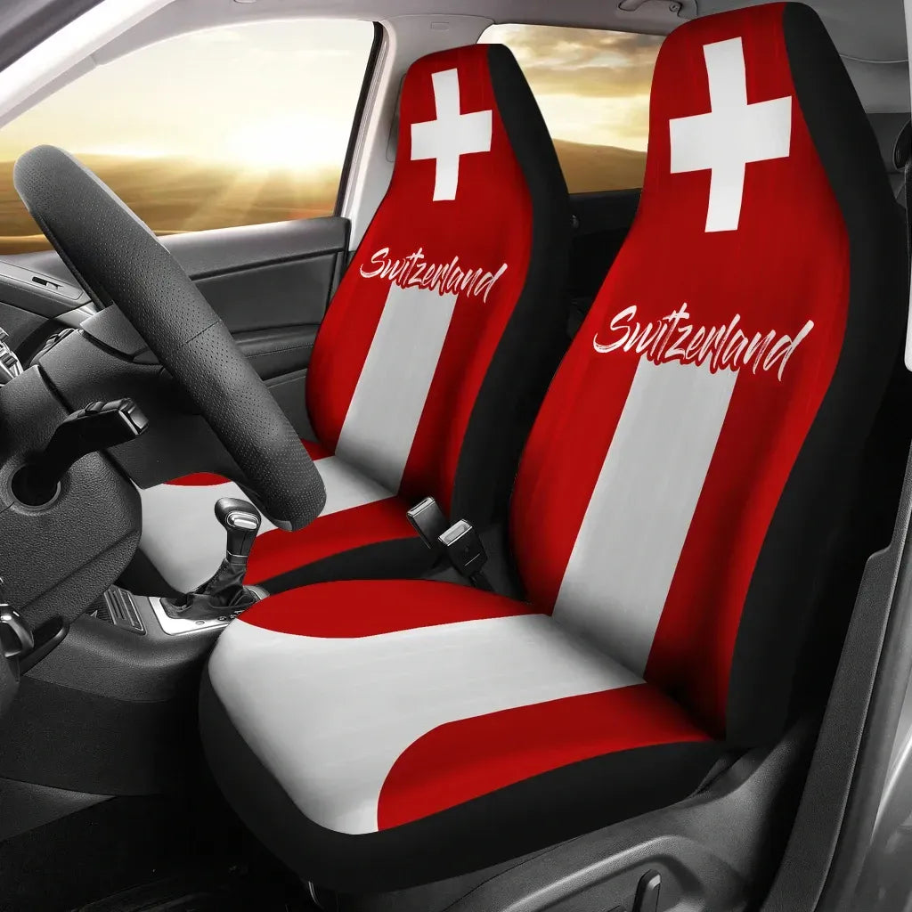 Switzerland Car Seat Covers RLT13 - Wonder Print Shop