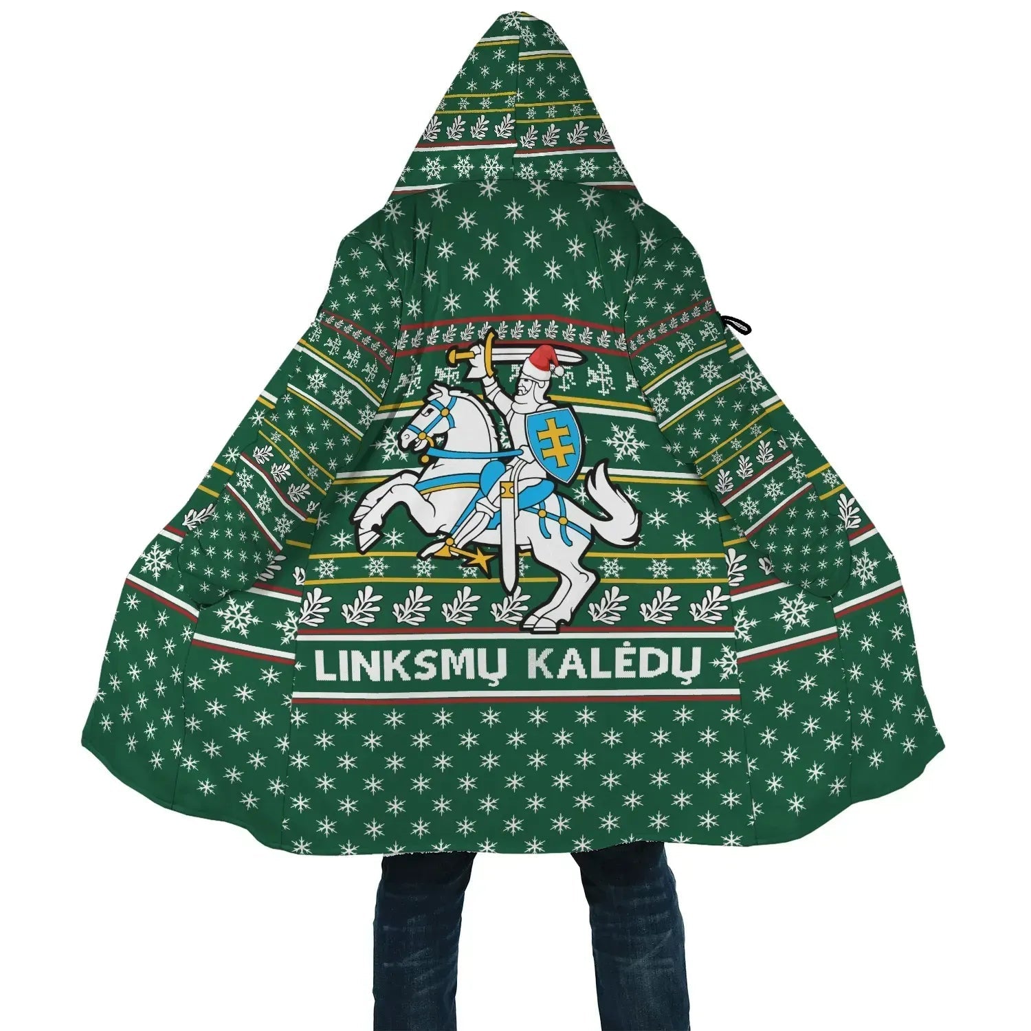 lithuania-christmas-sherpahoodie-green