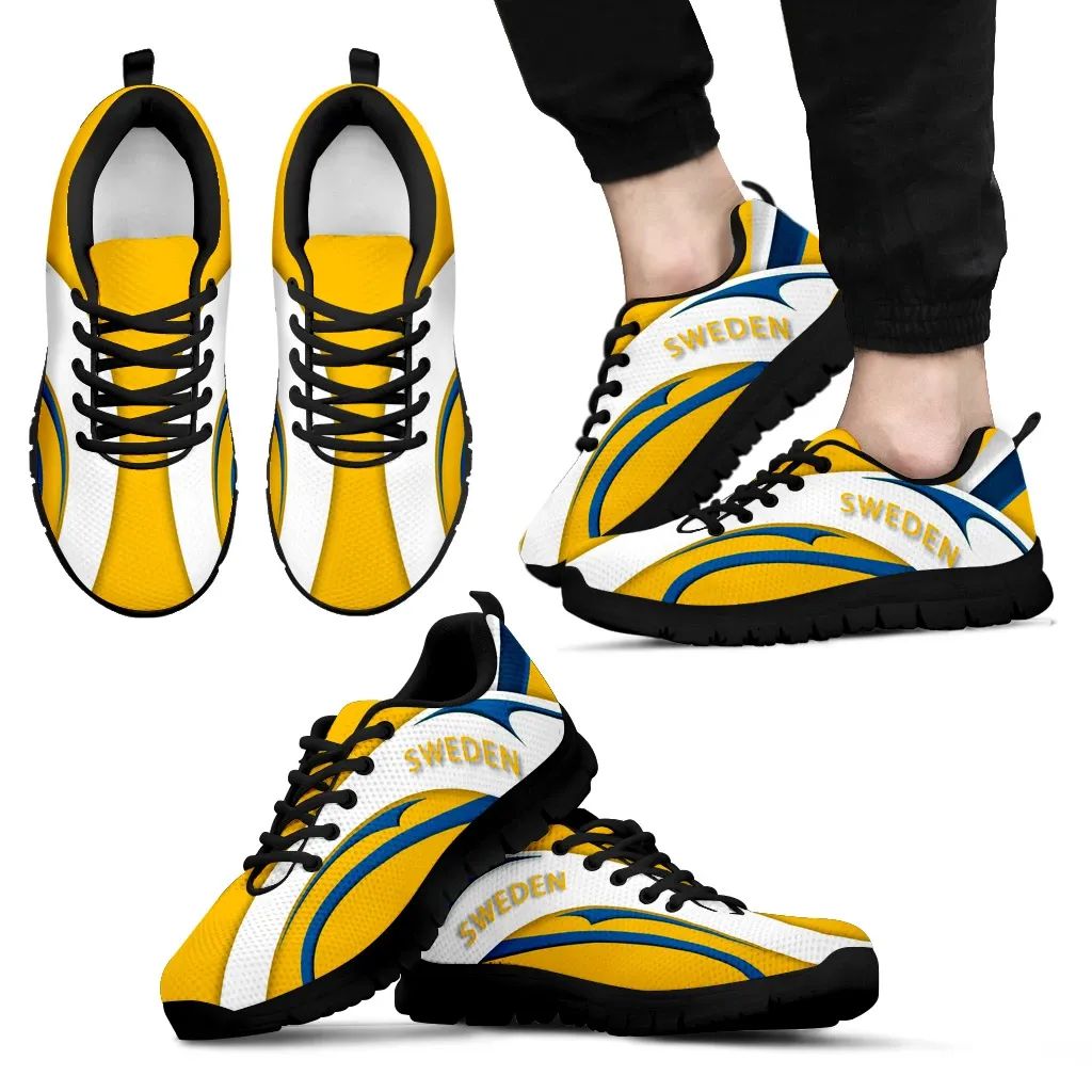 Sweden Flag Sneakers Camber Style RLT7 - Wonder Print Shop