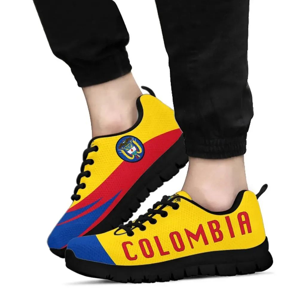 Colombia Sneakers - Flag Wave Style RLT7 - Wonder Print Shop