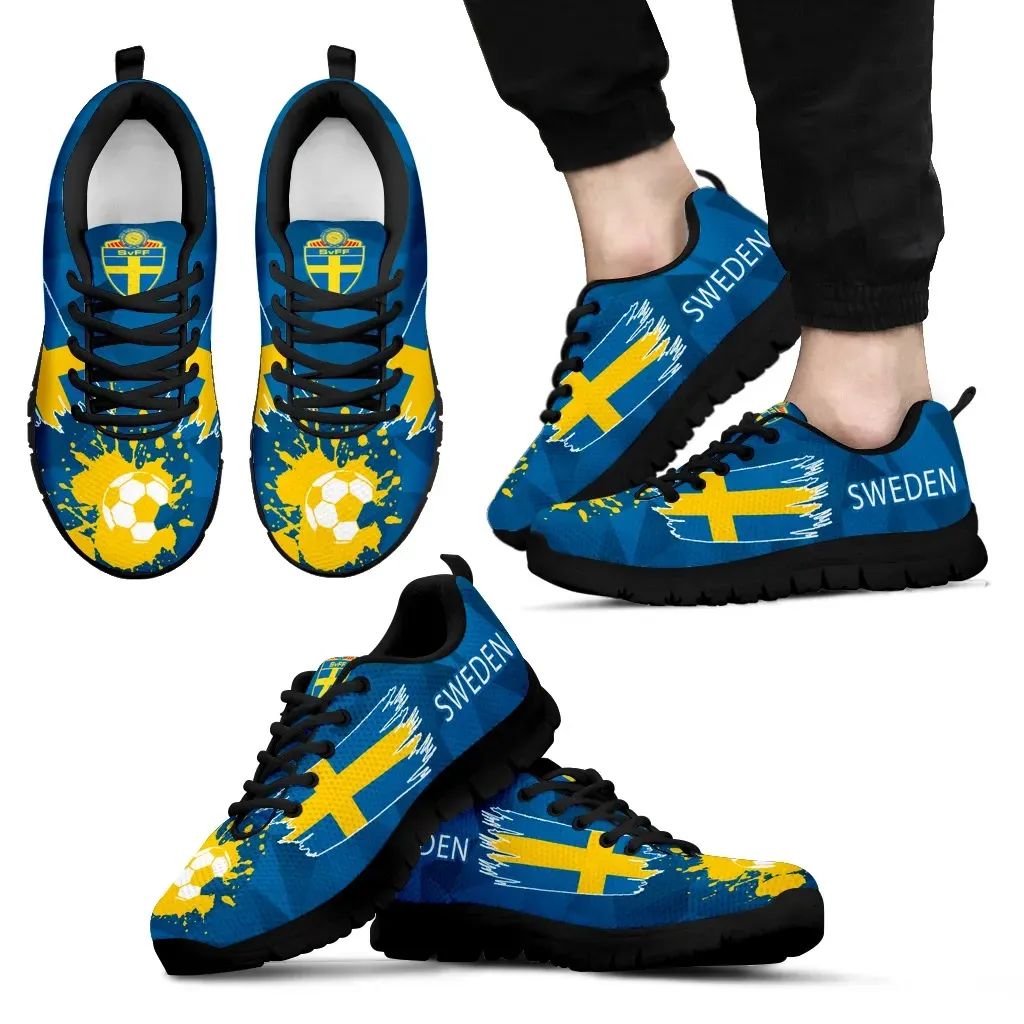 Sweden Flag Sneakers Ver.02 RLT7 - Wonder Print Shop