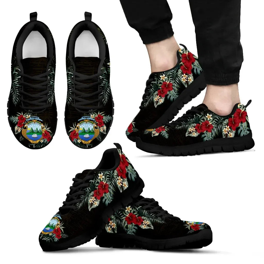 Costa Rica Hibiscus Sneakers RLT13 - Wonder Print Shop