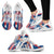 Sneakers Serbia Flag Color With Coat Of Arm RLT7 - Wonder Print Shop