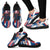 Sneakers Serbia Flag Color With Coat Of Arm RLT7 - Wonder Print Shop