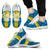 Polygonal Sweden Flag Sneakers RLT7 - Wonder Print Shop