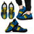 Polygonal Sweden Flag Sneakers RLT7 - Wonder Print Shop